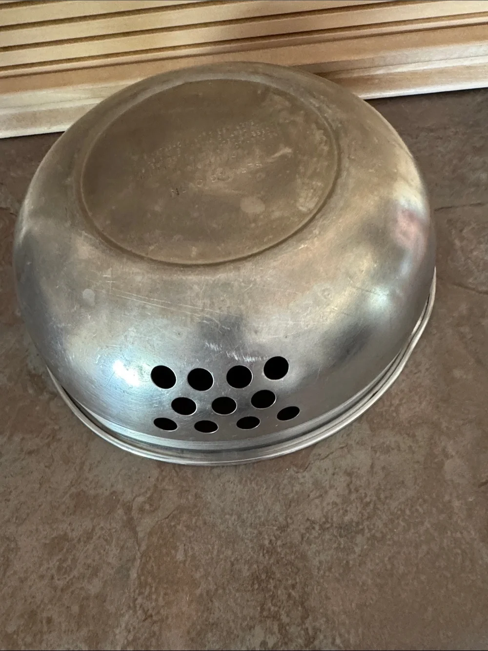 Multipurpose Stainless Steel Strainer Bowl - Silver